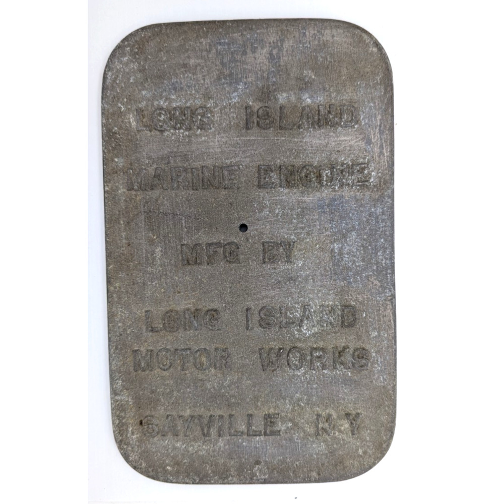 Long Island Marine Engine Mfg. by Long Island Motor Works Sayville NY